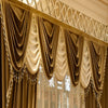 Luxurious Palace European Style Swan Silk Velvet Curtain