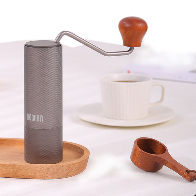 Compact Hand Grinder Coffee Conical Burr Milling Handheld
