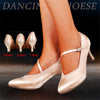 Social Waltz Tango Dancing Heels Closed Toe Salsa Shoes
