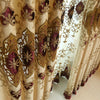 Chenille Embroidered European Style Luxury Curtains