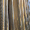 Horizontal Strip Gold Line Jacquard Blackout Curtains
