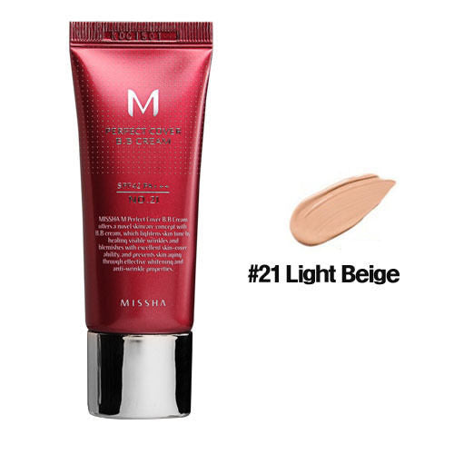 MISSHA Perfect Cover BB Cream SPF42 BB CC Creams #21 And #23 Oil-control 20ml Whitening With Original Package Korean Cosmetics
