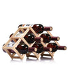 Simple life High quality wooden wine rack folding wine holder 3/6/10 bottle holder kitchen bar whisky shelf