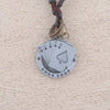 Antique Vintage Cross Dog Tag playing cards Symbol Pendant Necklace