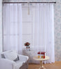 High Thread Modern Voile Luxurious Solid Color Tulle Curtains (Single panel)