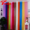 Rainbow Solid Voile Drape Panel Sheer Tulle Curtains