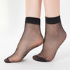 20Pieces 10 Pairs Summer bamboo female Short Socks Women's Thin Crystal Socks, Transparent Thin Silk Socks for girl,Best quality