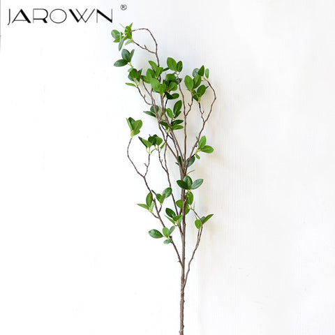 Artificial Flower Leaf Green Plant Branches Simulation Branch Artificial Plant Leaves Wedding Decorative Bouquet DIY material
