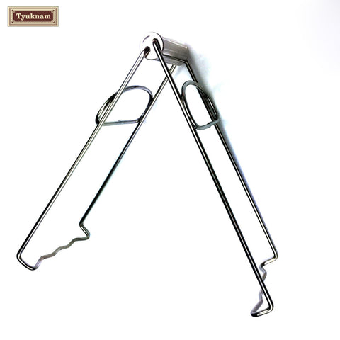 Kitchen Stainless Steel Bowl Plate Serving Tong Clip Clamp