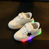 Hot Sale Led Girls Shoes Spring/Autumn Lighted Stars Breathable Fashion Baby Girls Sneakers Kids Shoes Chaussure Led Enfant