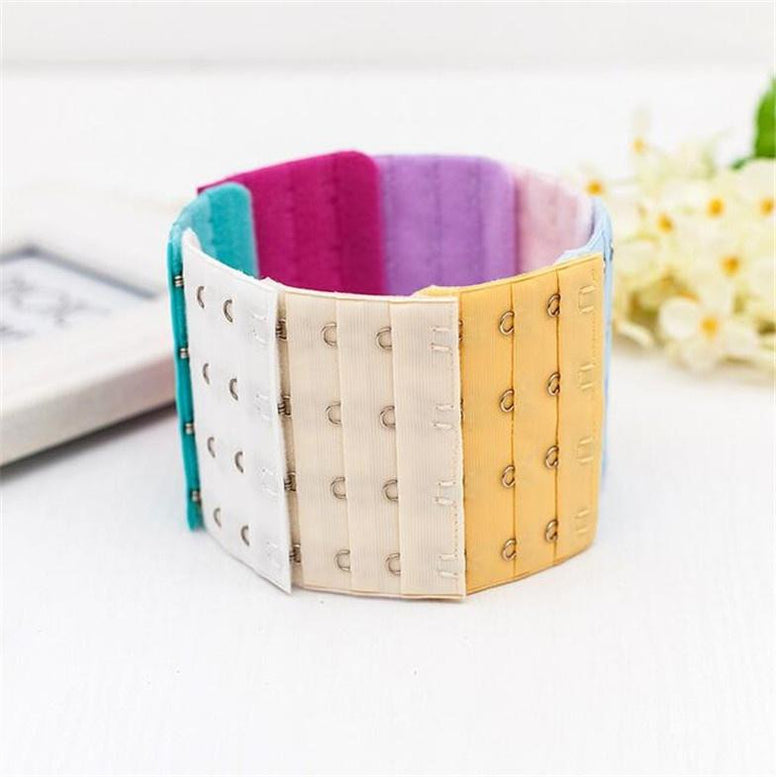 2 Pcs Women Bra Strap Extender 3 Rows 4 Hooks Bra Extenders Clasp Strap Sewing Tools Intimates Accessories Hot Selling