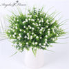 Vivid P.tenuiflora Green Grass plants artificial flower babysbreath simulation flower wedding decoration for home party office