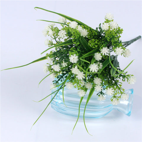 Vivid P.tenuiflora Green Grass plants artificial flower babysbreath simulation flower wedding decoration for home party office