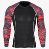 mma rashgard Long Sleeve Fitness Set Tights Men's Compression Elasticity Quick Dry Breath T-Shirt Tactical Men's T-Shirt XXXXL