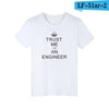 Fashion Trust Me I Am An Engineer Short Sleeve Tee Shirt Men Cotton Casual Black Summer Funny T-shirt 4XL Plus Size White Tshirt