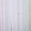 White Star Tulle Curtains Modern Transparent Tulle Curtains