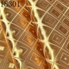 High Quality Plaid Textured Striped Gold Foil Wallpaper