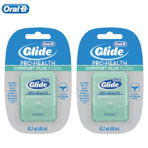 Oral B Gilde Pro-health Comfort Plus Floss Dental Floss Ultra Deep Clean Gum Care Mint Flosser 40M 2packs Dental care