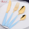 Cutlery Stainless Steel 24 pieces Dinnerware China Sets