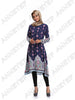 Flower printe abaya dress for women maxi islamic dresses