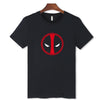 Print Deadpool Short Sleeve Tee Shirt Men Cotton Fashion Black Summer Funny T Shirts For Men Plus Size XXS 4XL Tshirt Men Brand