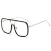Oversized metal frame Goggles Radiation-resistant Square Eyewear