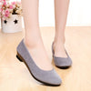 Women Ballet Shoes Women Wedges Shoes for Work Cloth Sweet Loafers Slip On Women's Pregnant Wedges  Shoes Oversize Boat Shoes