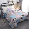 2018 New Plaid Summer Quilt Bedspread Blanket Comforter Bed Cover Quilting Home Textiles Suitable Thin Coverlet YM32