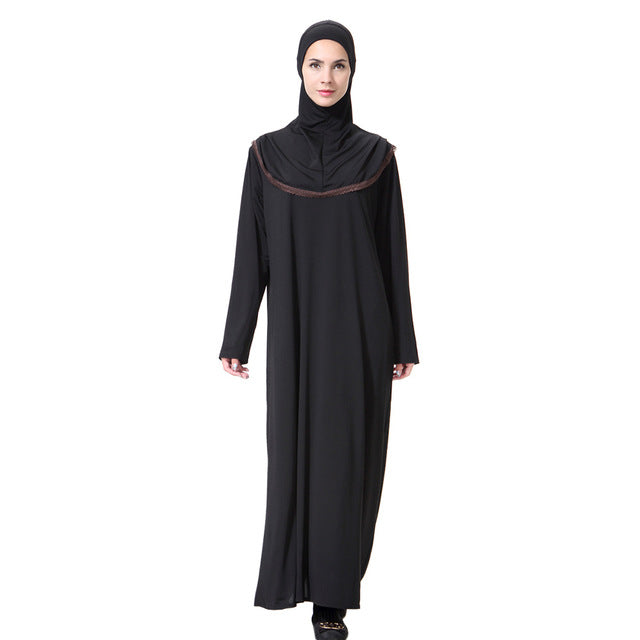 Muslim Fashion Long Sleeve Arab Abaya Dress