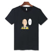 One Punch Man Short Sleeve Tee Shirt Men Funny Summer Fashion Tshirt Men Brand Casual Black Plus Size 4XL 4 Color Cotton T-shirt