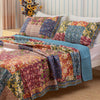 High Quality American Style 100% Cotton Quilted 3 Pieces Floral Bedspread&Bed Coverlet
