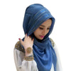 Turban Exquisite Cotton Muslim Headscarf Women