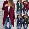 Winter Style Casual Jackets Coat Knitted Long Jumpers Jackets Overcoat