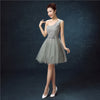 One shoulder short knee length Bridesmaid Dress