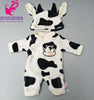 43cm Zapf Baby born doll clothes cartoon set for 18 inch american girl doll cute animal clothes