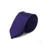 HOOYI 2018 Men Slim Tie Solid color Royal Blue Necktie Polyester Cheap Narrow Cravat 5cm width 36 colors