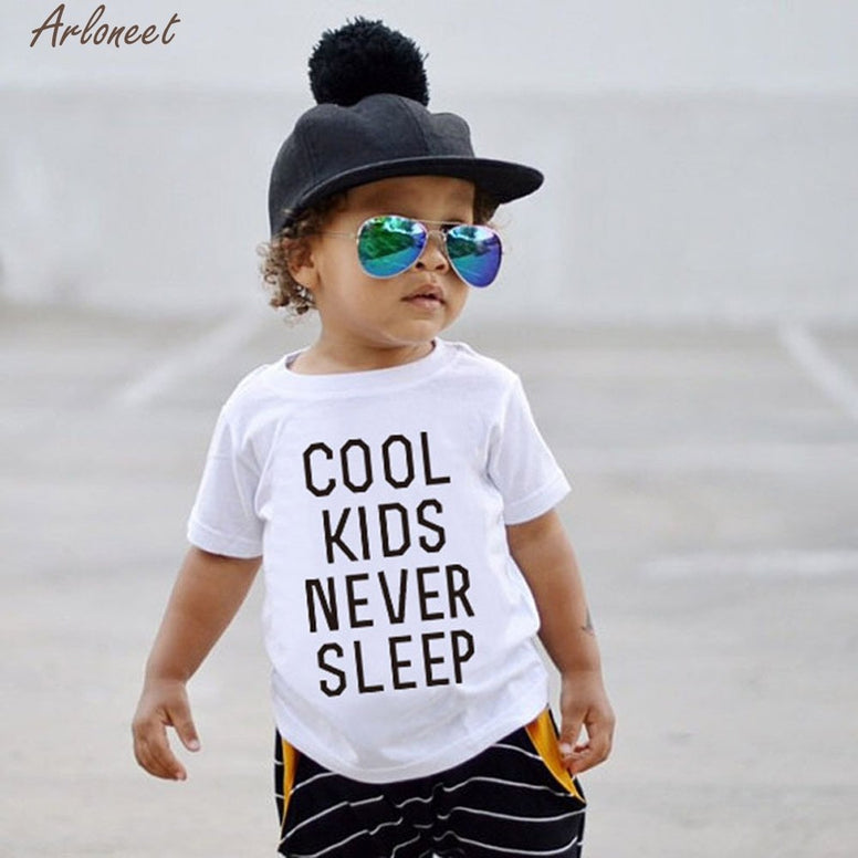 Print Soft Tops Cute T-Shirt Clothes Children Clothing