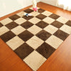 Soft EVA Foam Short Fur Puzzle Baby Play Mat Area Rug Play Carpet for Child Kids Living Room Floor Blanket Crawling Mat 30x30cm