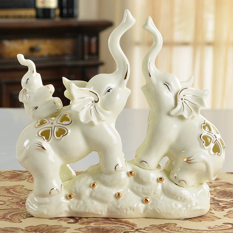 Ceramic elephant home decoration