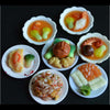 33PCS/Set Kitchen Mini Tableware Miniatures Cup Plate Dish Decor Toys for Doll Accessories Kids Girls Wholesale