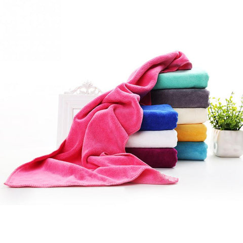 35X75cm Thick Adult Bathroom Super Absorbent Quick-drying Microfiber Thick Bath Towel Bath Robe Hair Towel