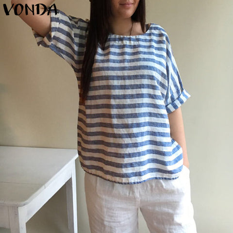 Maternity Clothes Summer Pregnant Cotton Striped Shirts Batwing Sleeve Casual Loose Tees