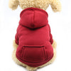 Solid Hoodies Autumn Puppy Outfits