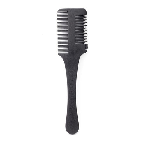 Black Handler Cutting Thinning Comb  With Blades