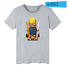 LUCKYFRIDAYF Builder Cat Tee Shirt Men Summer Casual Cartoon T-shirt