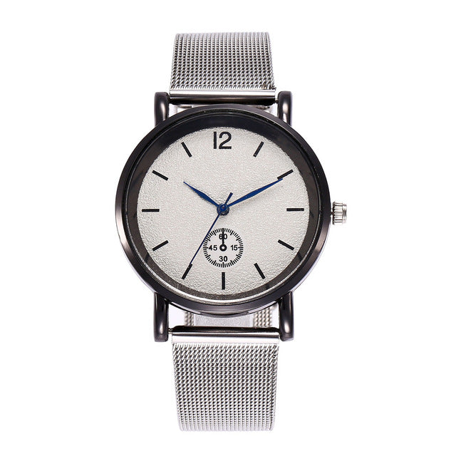 ISHOWTIENDA men watches top brand luxury stainless steel Band New Casual  Quartz Analog WristWatch male clock montre homme 2018