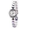 Stainless Steel Crystal Bracelet Wristwatches For Women