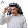 Muslim Hats Adult's Plaid Prayer Hat Cotton Islamic Costumes Arabic