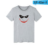 Hot Sale Classic Joker Design Black and White T-shirt