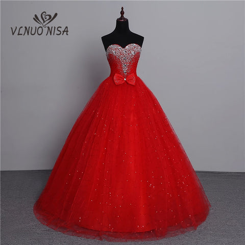 100% Real Photo 2018 Fashion Classic Vintage Lace Red Wedding Dresses